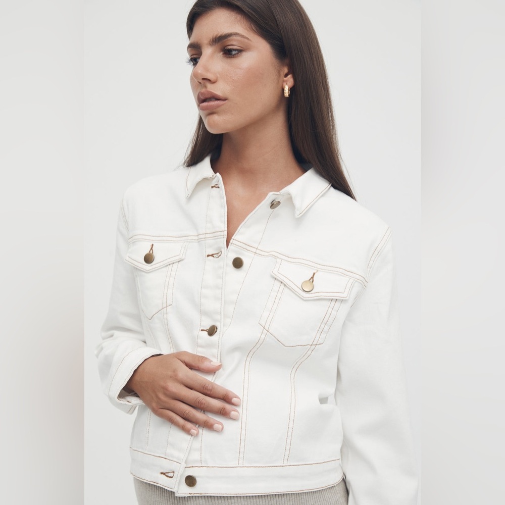 LEGOE. HERITAGE White Denim Jacket